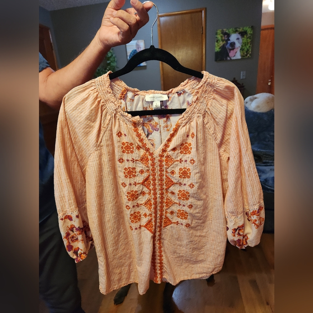 Vintage America pullover top